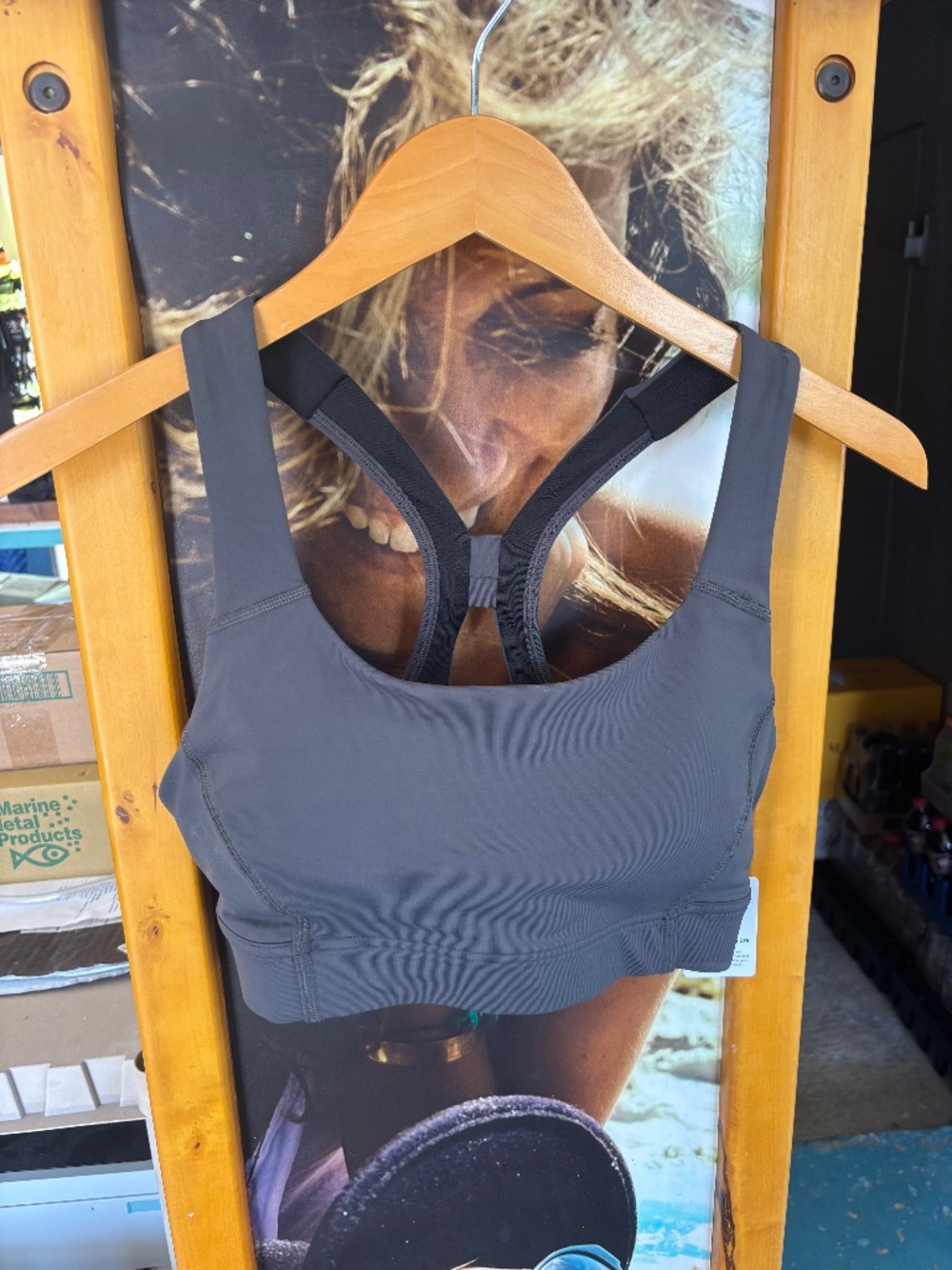 Power through sports bra